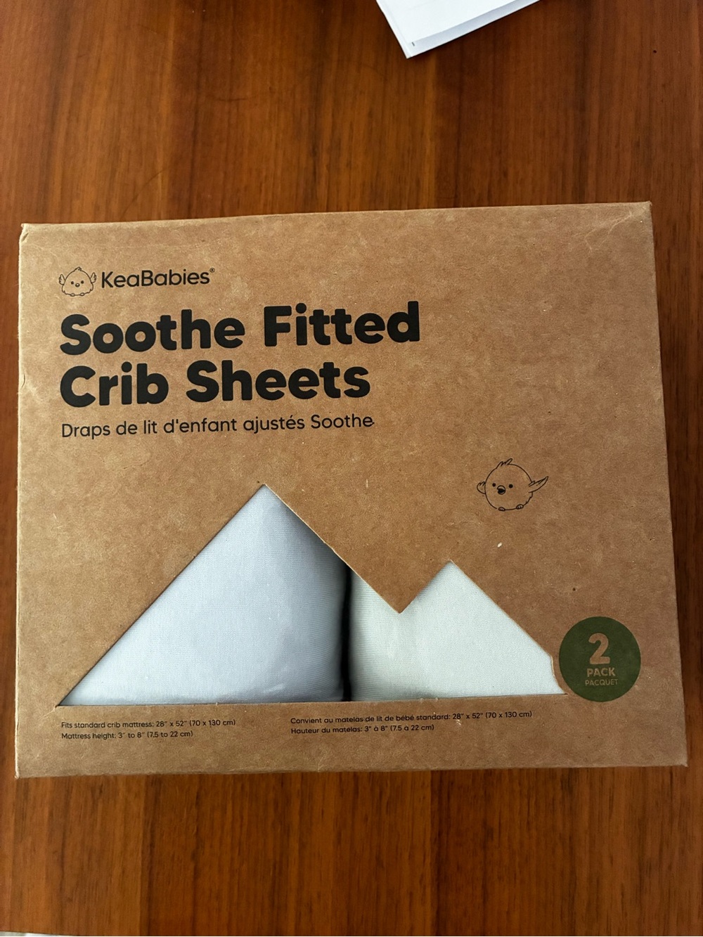 NWT KeaBabies 2-pk Crib Sheets